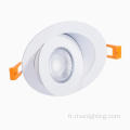 Downlight encastré à LED réglable de 4 pouces 10W